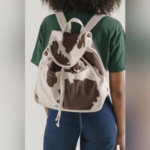 Baggu - Drawstring Backpack -  Cow Brown